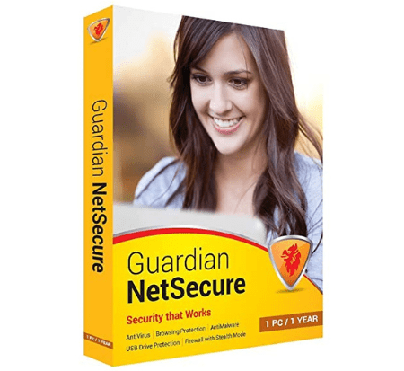 Guardian Netsecure Antivirus 1 PC 1 Year (Latest Version)